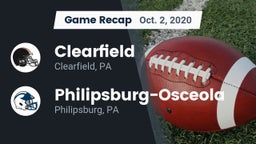 Recap: Clearfield  vs. Philipsburg-Osceola  2020