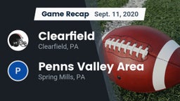 Recap: Clearfield  vs. Penns Valley Area  2020