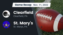 Recap: Clearfield  vs. St. Mary's  2022