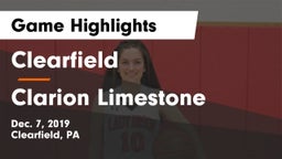 Clearfield  vs Clarion Limestone Game Highlights - Dec. 7, 2019
