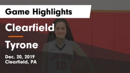 Clearfield  vs Tyrone  Game Highlights - Dec. 20, 2019