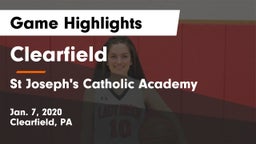 Clearfield  vs St Joseph's Catholic Academy Game Highlights - Jan. 7, 2020