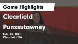 Clearfield  vs Punxsutawney  Game Highlights - Feb. 23, 2021