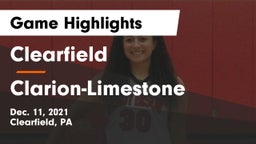 Clearfield  vs Clarion-Limestone  Game Highlights - Dec. 11, 2021