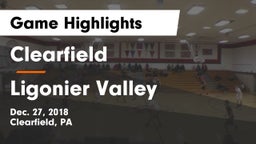 Clearfield  vs Ligonier Valley  Game Highlights - Dec. 27, 2018