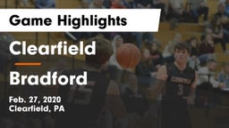 Clearfield  vs Bradford  Game Highlights - Feb. 27, 2020