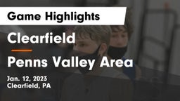 Clearfield  vs Penns Valley Area  Game Highlights - Jan. 12, 2023