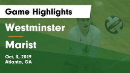 Westminster  vs Marist Game Highlights - Oct. 3, 2019