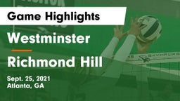 Westminster  vs Richmond Hill  Game Highlights - Sept. 25, 2021