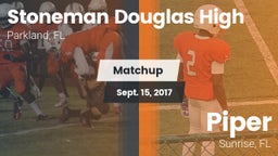 Matchup: Stoneman Douglas vs. Piper  2017