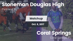 Matchup: Stoneman Douglas vs. Coral Springs  2017