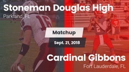 Matchup: Stoneman Douglas vs. Cardinal Gibbons  2018