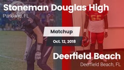 Matchup: Stoneman Douglas vs. Deerfield Beach  2018