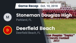 Recap: Stoneman Douglas High vs. Deerfield Beach  2018