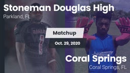 Matchup: Stoneman Douglas vs. Coral Springs  2020