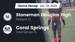 Recap: Stoneman Douglas High vs. Coral Springs  2020