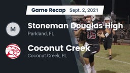 Recap: Stoneman Douglas High vs. Coconut Creek  2021