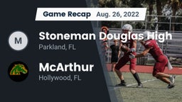 Recap: Stoneman Douglas High vs. McArthur  2022