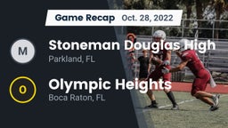 Recap: Stoneman Douglas High vs. Olympic Heights  2022