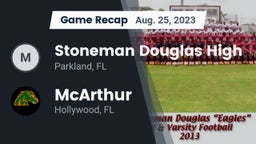 Recap: Stoneman Douglas High vs. McArthur  2023