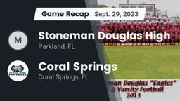 Recap: Stoneman Douglas High vs. Coral Springs  2023