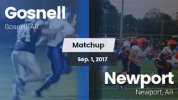 Matchup: Gosnell  vs. Newport  2017