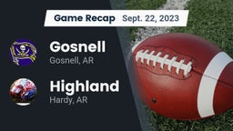 Recap: Gosnell  vs. Highland  2023