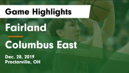 Fairland  vs Columbus East  Game Highlights - Dec. 28, 2019