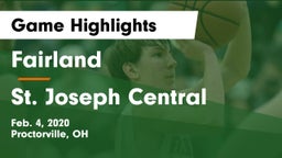 Fairland  vs St. Joseph Central  Game Highlights - Feb. 4, 2020