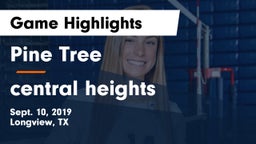 Pine Tree  vs central heights Game Highlights - Sept. 10, 2019