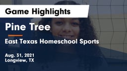 Pine Tree  vs East Texas Homeschool Sports Game Highlights - Aug. 31, 2021