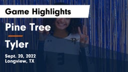 Pine Tree  vs Tyler  Game Highlights - Sept. 20, 2022