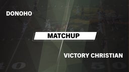 Matchup: Donoho  vs. Victory Christian  2016