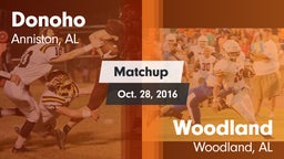 Matchup: Donoho  vs. Woodland  2016