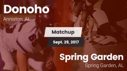 Matchup: Donoho  vs. Spring Garden  2017