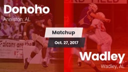 Matchup: Donoho  vs. Wadley  2017