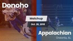 Matchup: Donoho  vs. Appalachian  2018