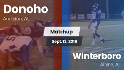 Matchup: Donoho  vs. Winterboro  2019