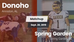 Matchup: Donoho  vs. Spring Garden  2019