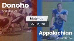 Matchup: Donoho  vs. Appalachian  2019