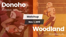 Matchup: Donoho  vs. Woodland  2019