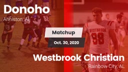 Matchup: Donoho  vs. Westbrook Christian  2020