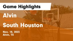 Alvin  vs South Houston  Game Highlights - Nov. 18, 2023
