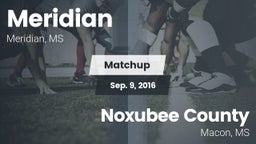 Matchup: Meridian  vs. Noxubee County  2016