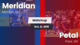 Matchup: Meridian  vs. Petal  2016