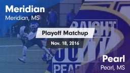 Matchup: Meridian  vs. Pearl  2016