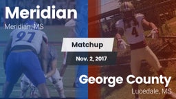 Matchup: Meridian  vs. George County  2017