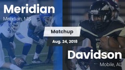 Matchup: Meridian  vs. Davidson  2018