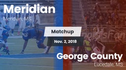 Matchup: Meridian  vs. George County  2018