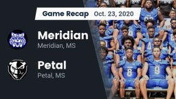 Recap: Meridian  vs. Petal  2020